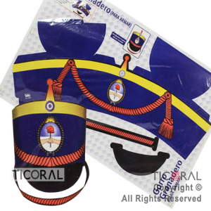 GORRO GRANADERO P/ARMAR x10